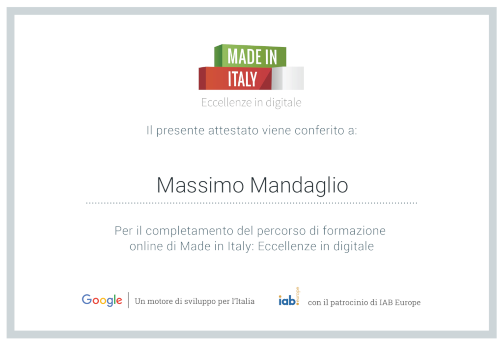 Made in Italy - Eccellezione in digitale